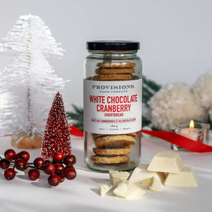 White Chocolate Cranberry Shortbread: 160 g - ARRIVING SOON!