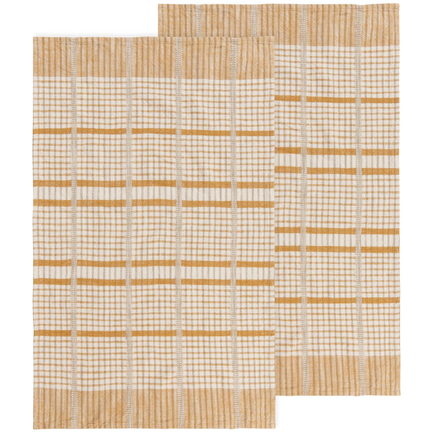 Saffron Finley Check Dishtowels Set of 2