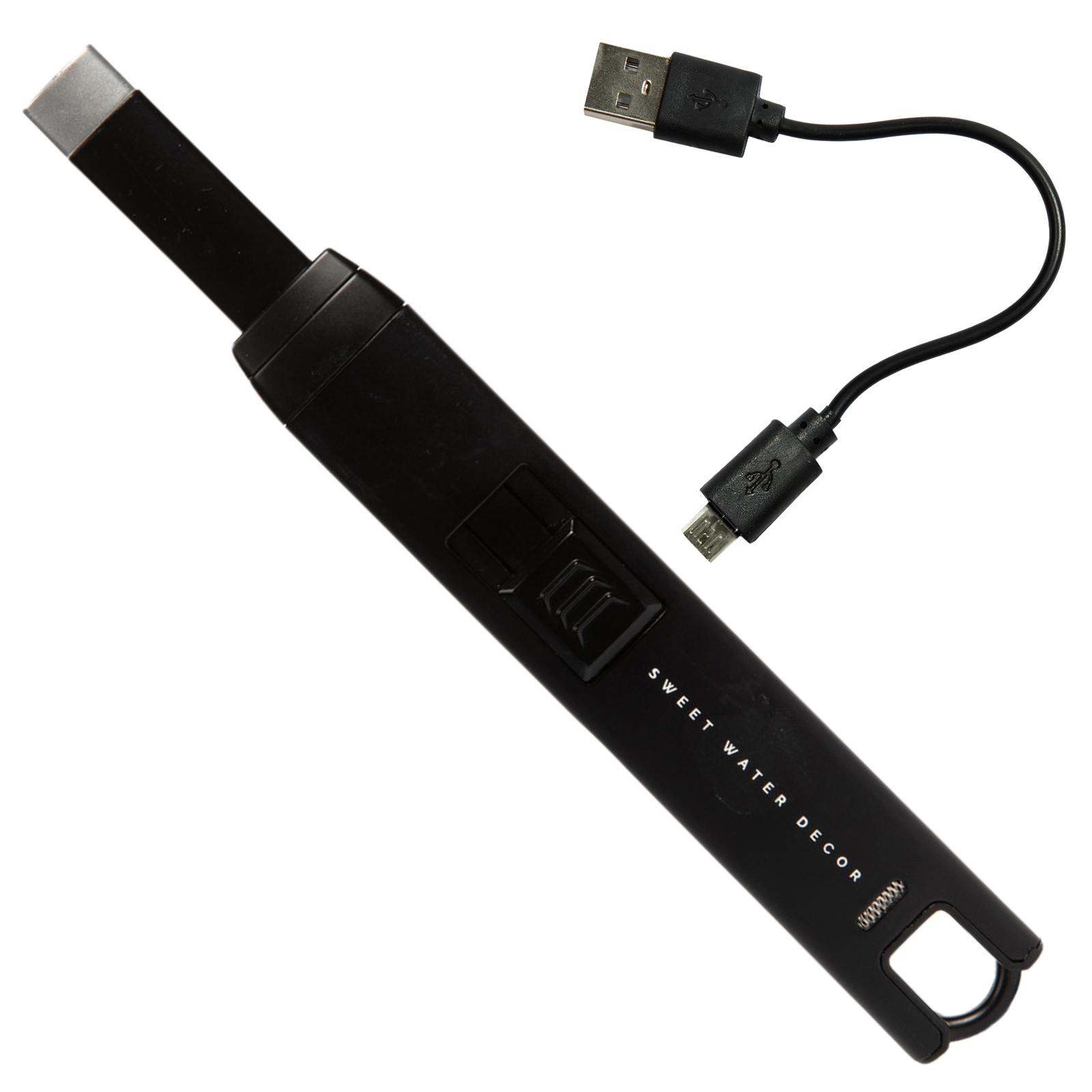 Black Large Rechargeable Electric Lighter - BACK IN STOCK SOON!