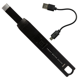 Black Large Rechargeable Electric Lighter - BACK IN STOCK SOON!