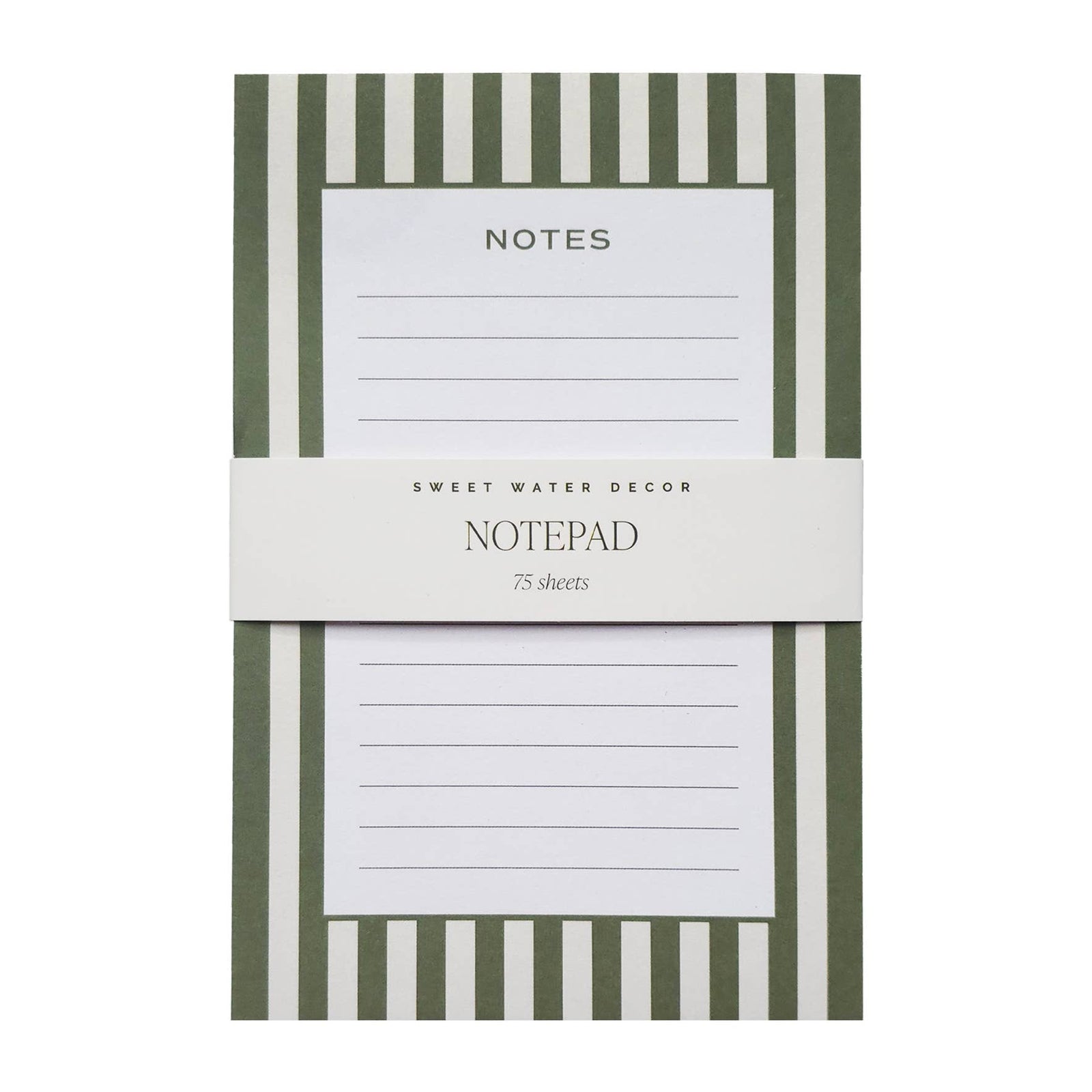 Striped Notepad