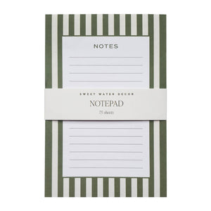 Striped Notepad