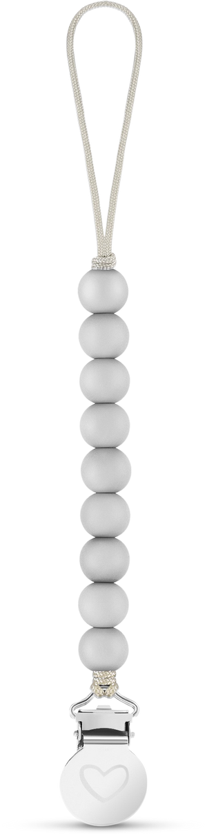 Lulababe Pacifier Clip: Sky Blue