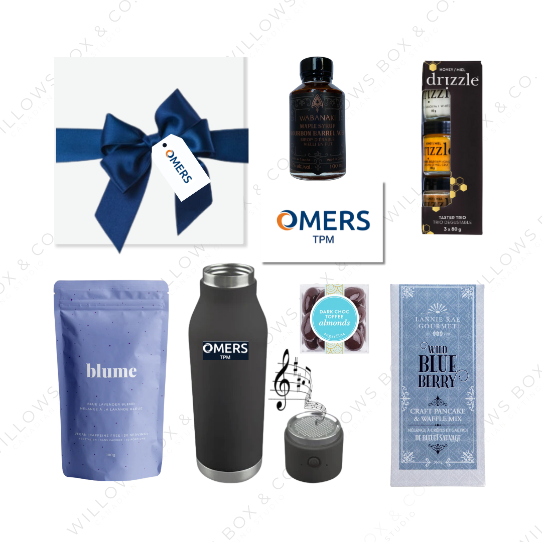 OMERS - Custom Blue Gift Box