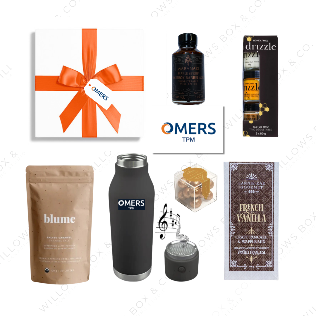 OMERS - Custom Orange Gift Box