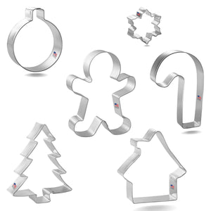Gingerbread House Cookie Cutter 6 Pc Set