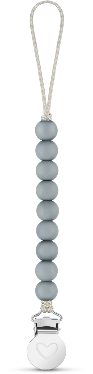 Lulababe Pacifier Clip: Sky Blue