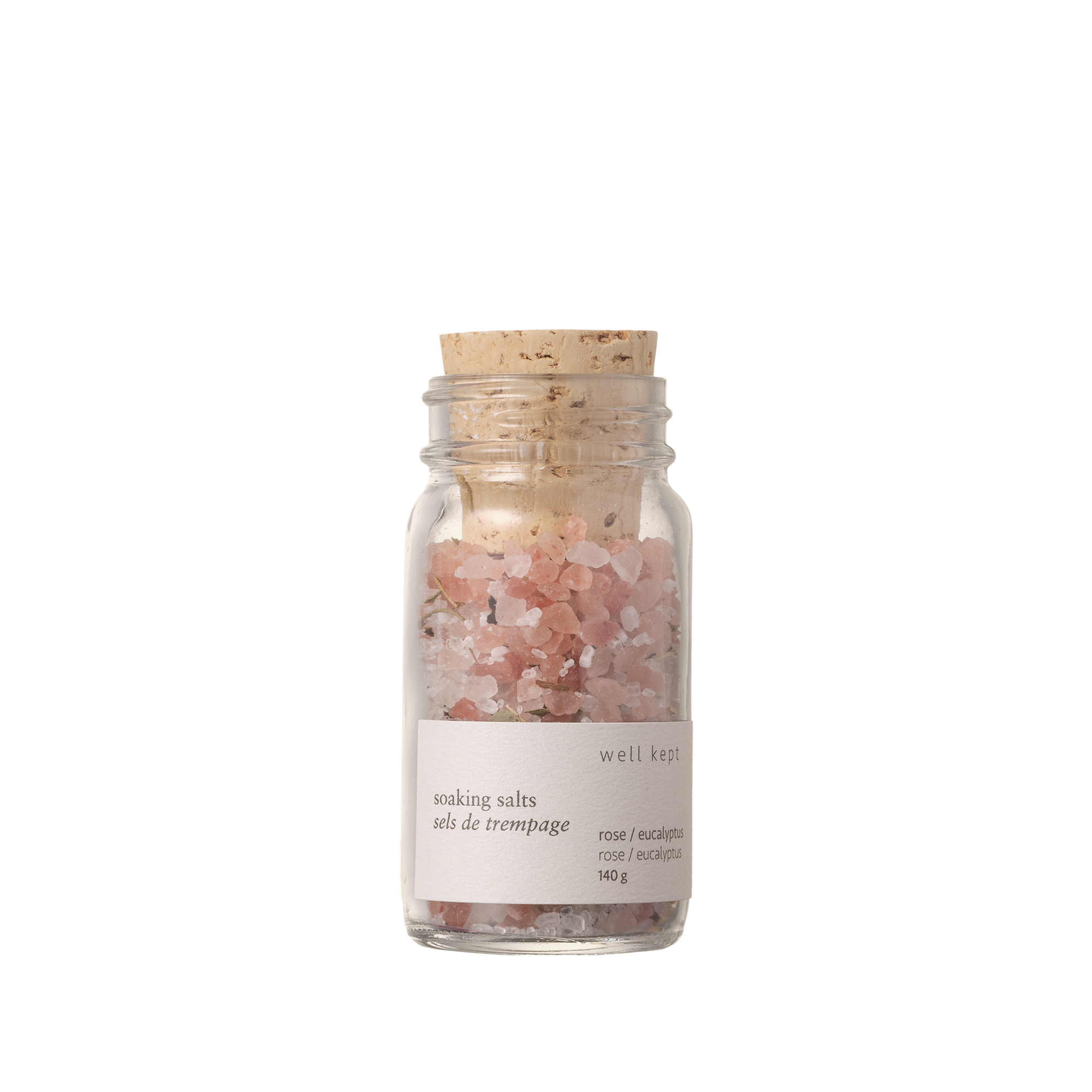 Soaking Salts - Rose - 140g (all-natural, handmade)