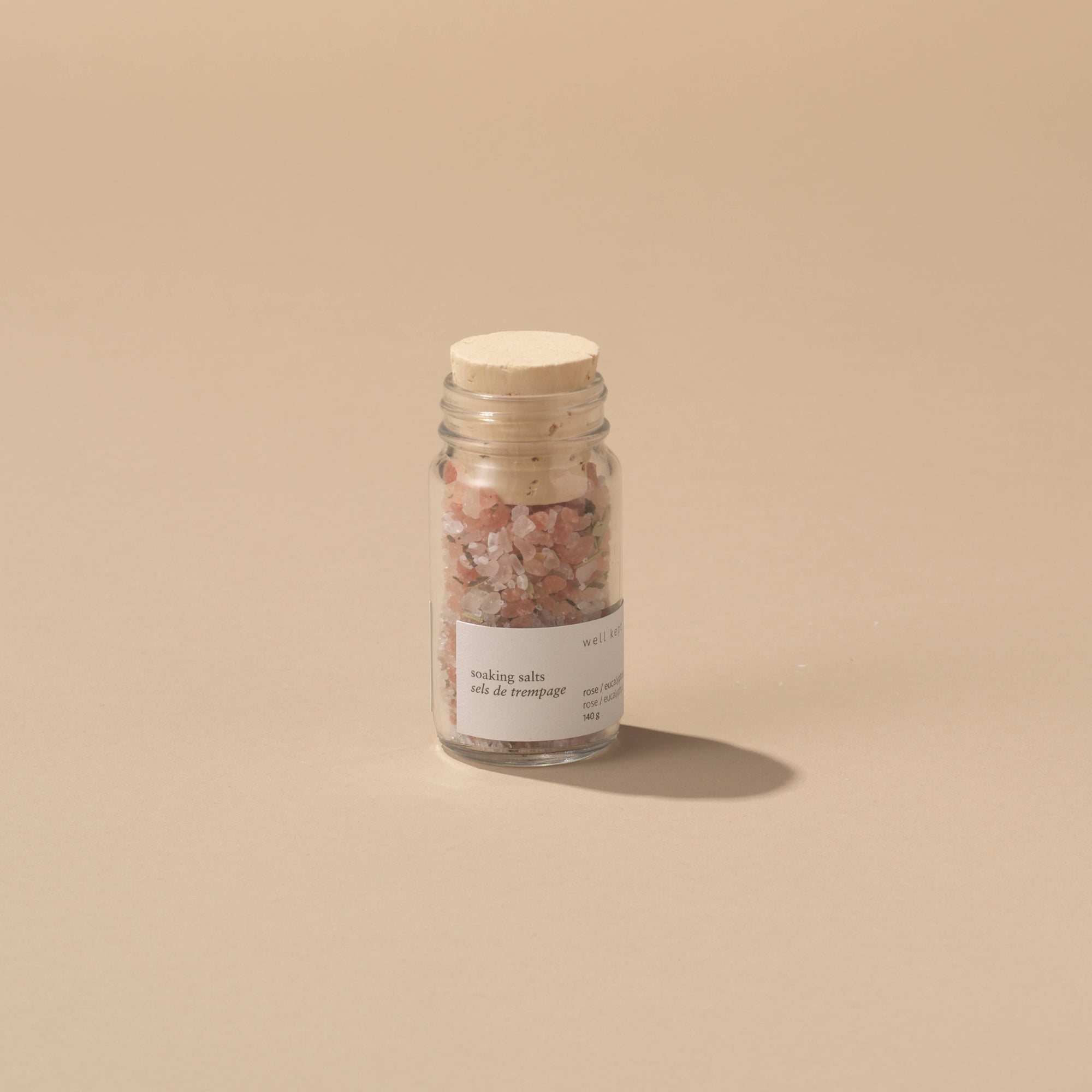 Soaking Salts - Rose - 140g (all-natural, handmade)