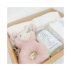 Baby Girl Bath & Snuggle Gift Box