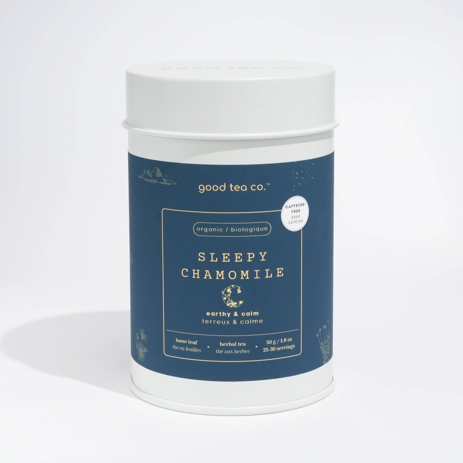 Sleepy Chamomile (Organic) - Loose Leaf Herbal Tea: Display Tin (50g) 🍁