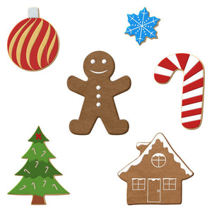 Gingerbread House Cookie Cutter 6 Pc Set