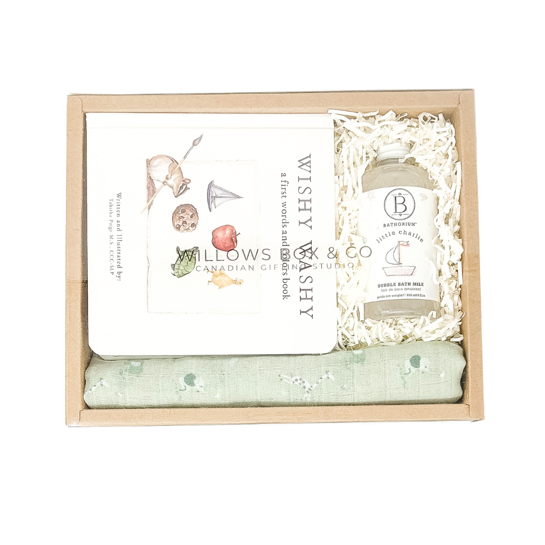 Baby Bath & Snuggle Gift Box🍁