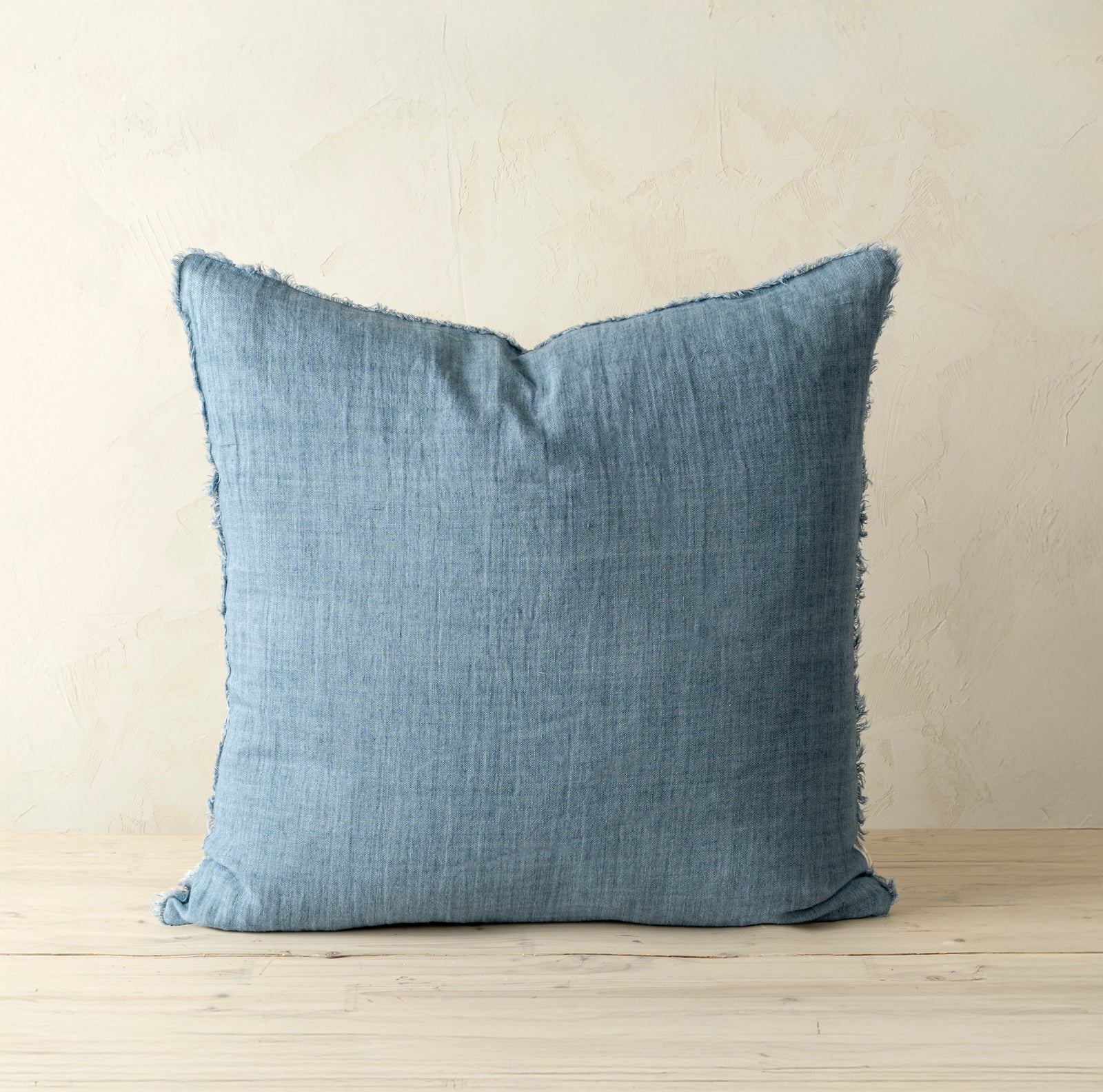 20x20 Lina Linen Pillow Arctic Blue/insert - Arriving February 2026