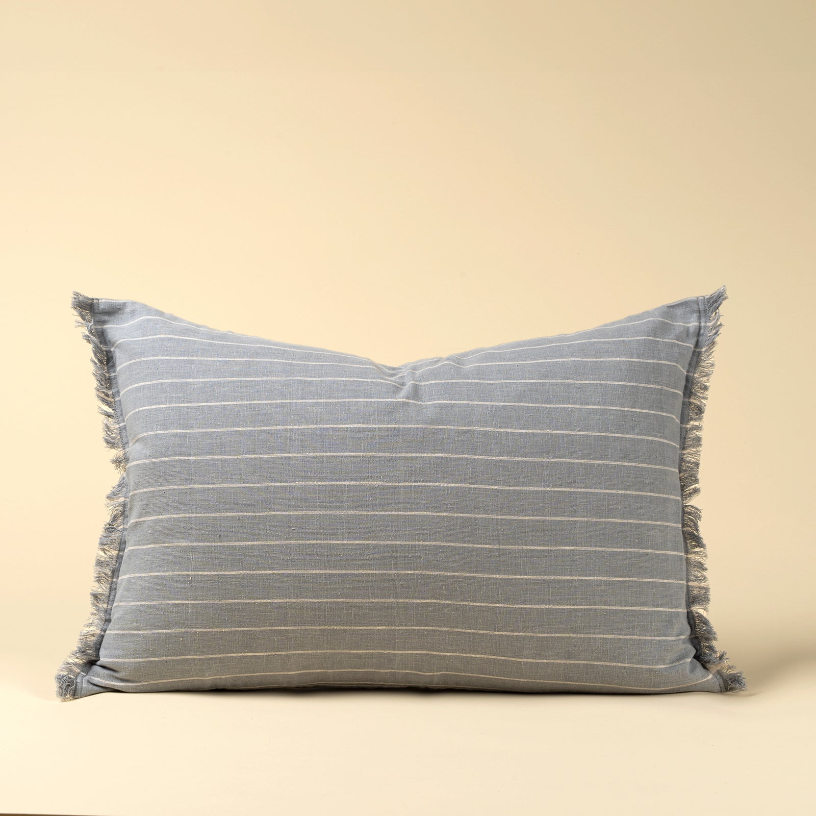 16x24 Handloom Stripe Pillow, Slate Blue - Arriving Feb 2026!