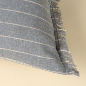 16x24 Handloom Stripe Pillow, Slate Blue - Arriving Feb 2026!