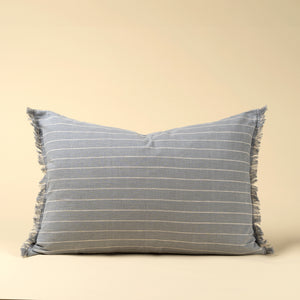 16x24 Handloom Stripe Pillow, Slate Blue - Arriving Feb 2026!