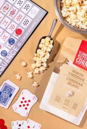 White Cheddar Popcorn:  🍁