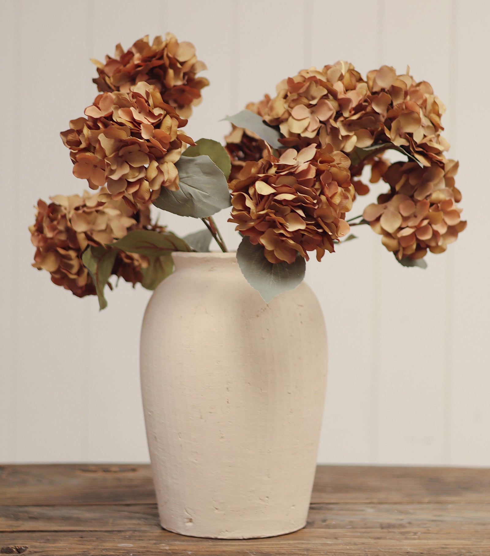 Autumn Hydrangea Spray, Burnt Orange ARRIVING SEPTEMBER!