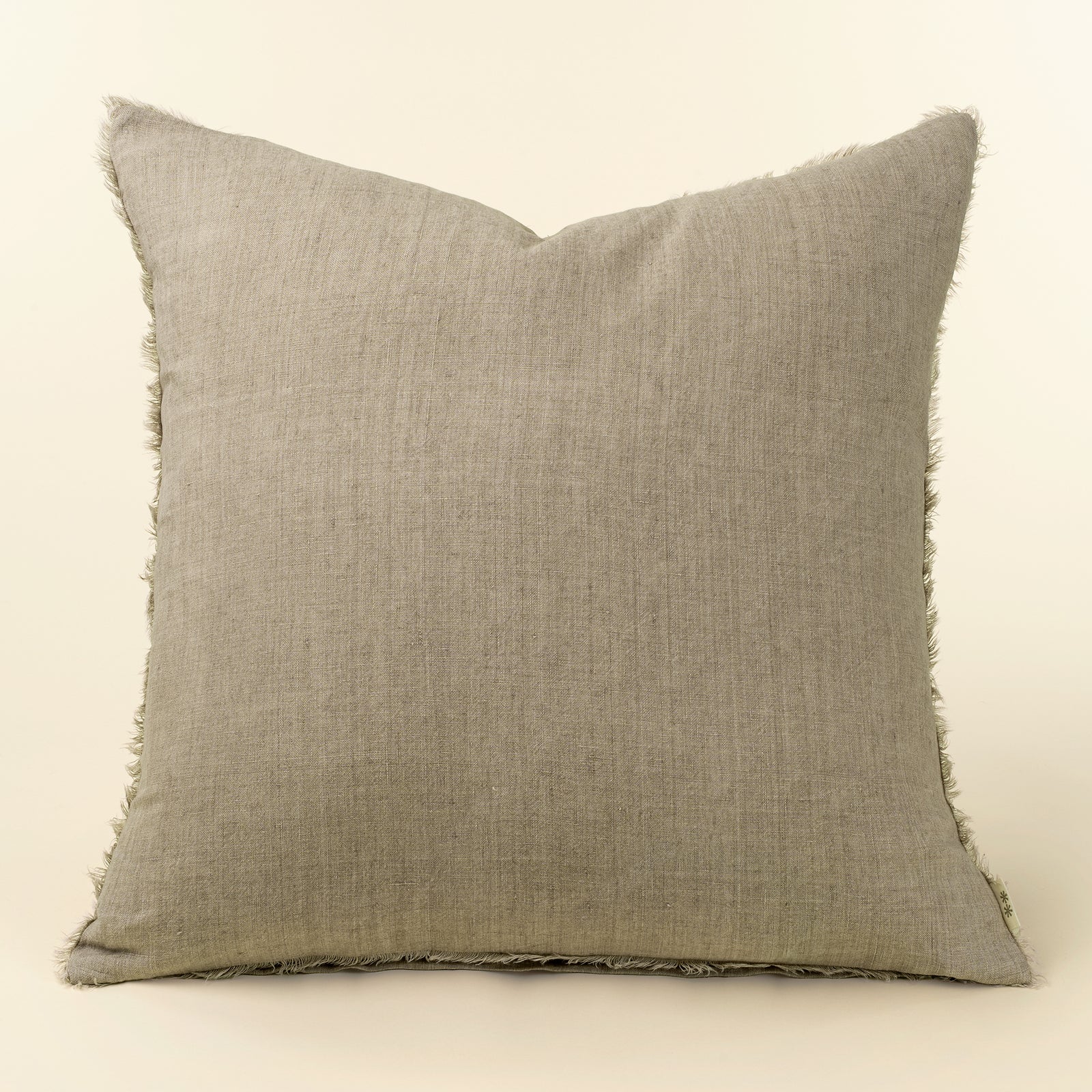 Lina Linen Pillow Dove 24x24 BACK IN STOCK SOON!