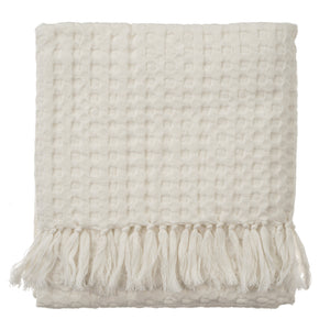 Honeycomb Bath Towel, Off White - ARRIVING SOON!