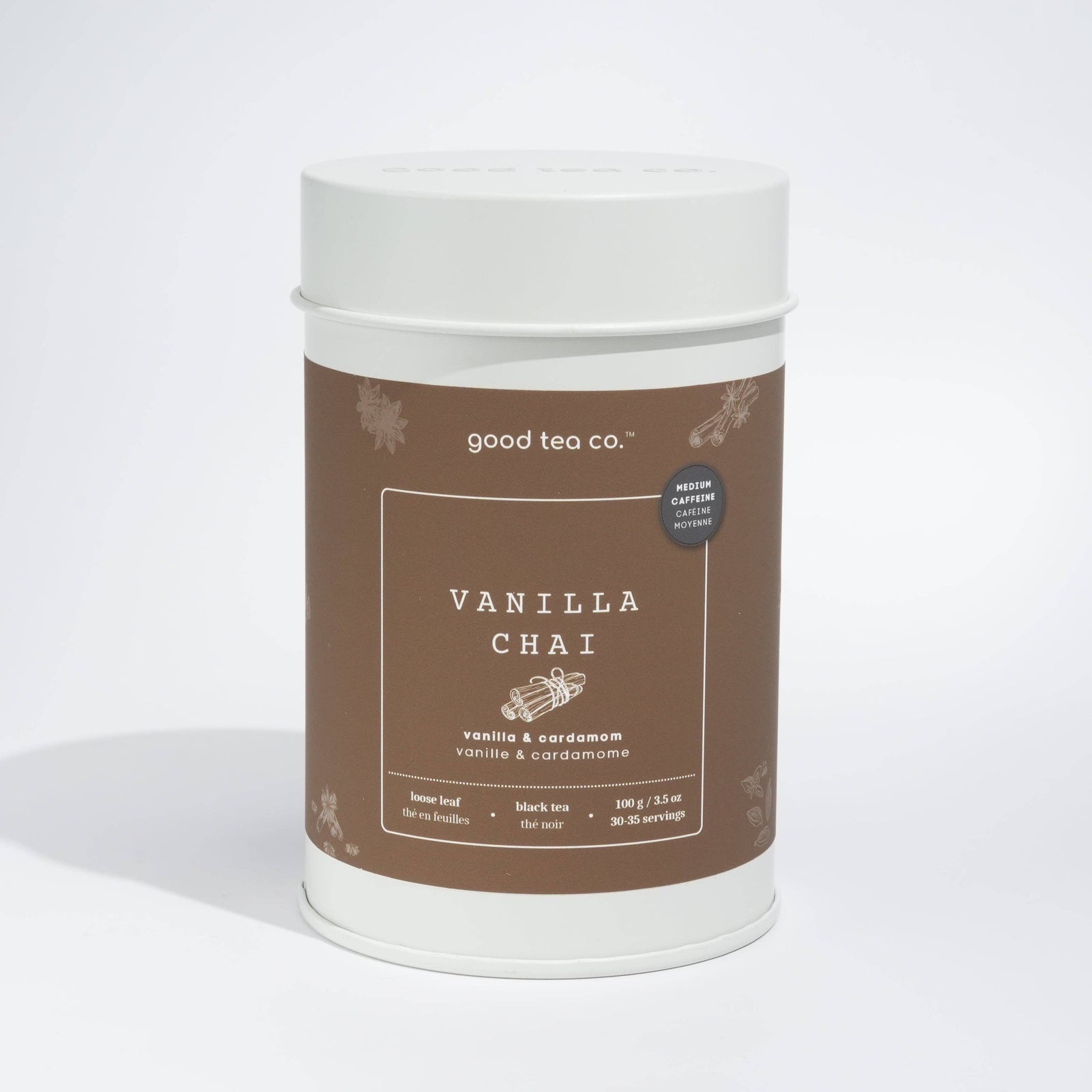 Vanilla Chai - Loose Leaf Black Tea: Display Tin (100g) 🍁