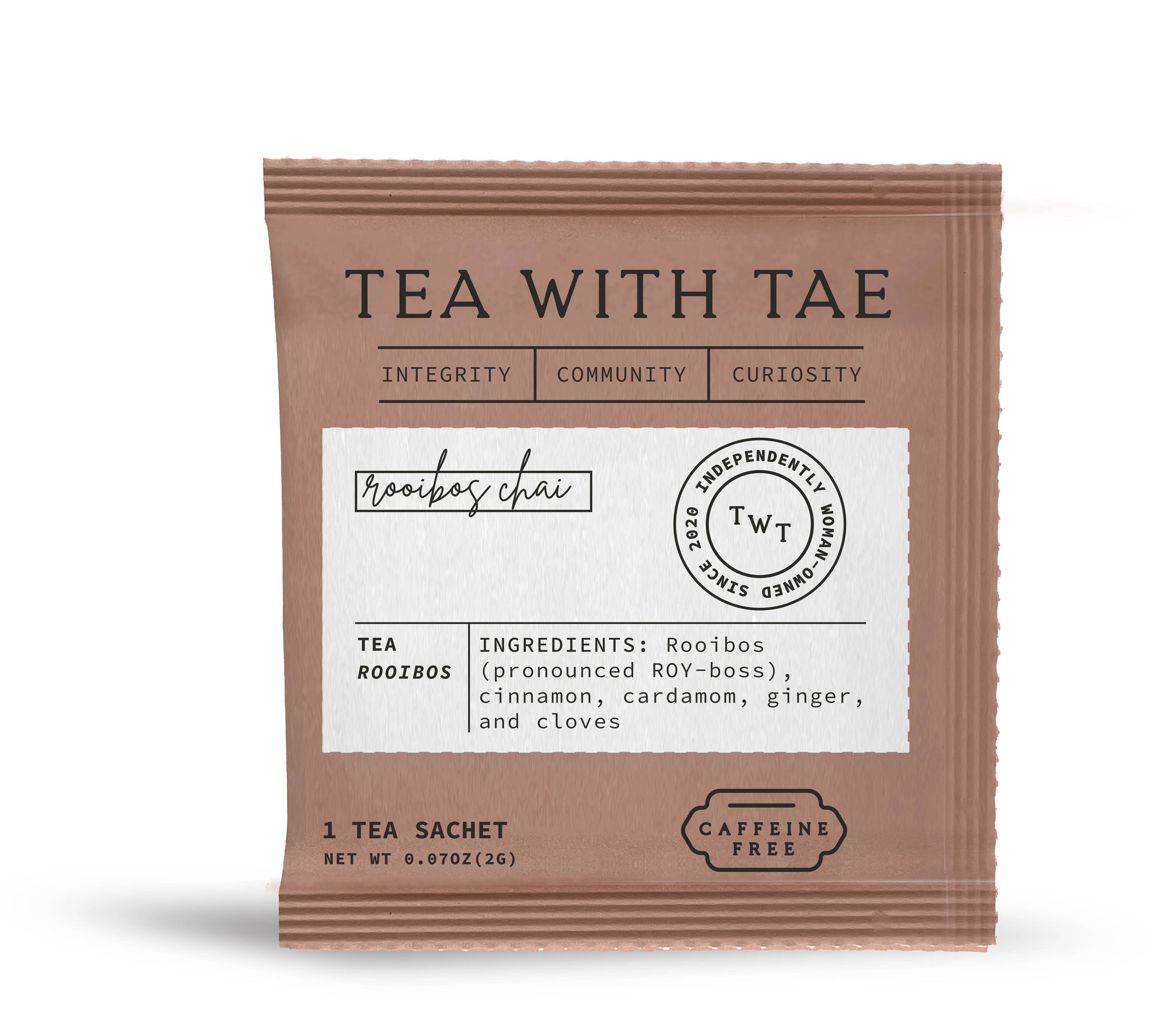 Individually Wrapped Tea Sachets: Spa Bliss