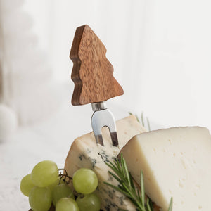 Woodland Cheese Knives (Set of 4 Natural Wood)