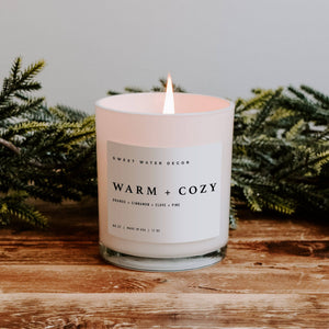Warm and Cozy 11 oz Soy Candle