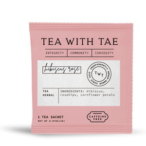 Hibiscus Rose Herbal Tea - Individually Wrapped Tea Bag