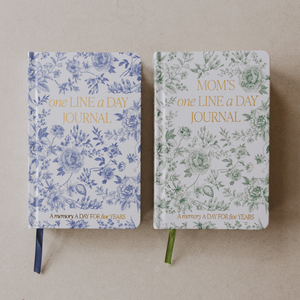 Blue Delft One Line A Day Fabric Journal