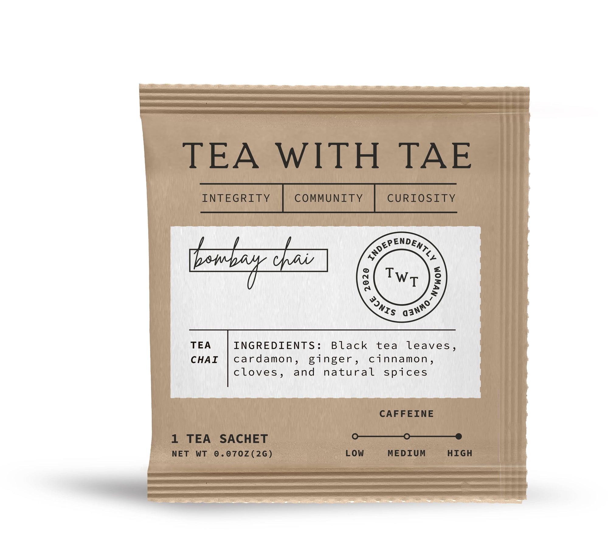 Individually Wrapped Tea Sachets: Spa Bliss