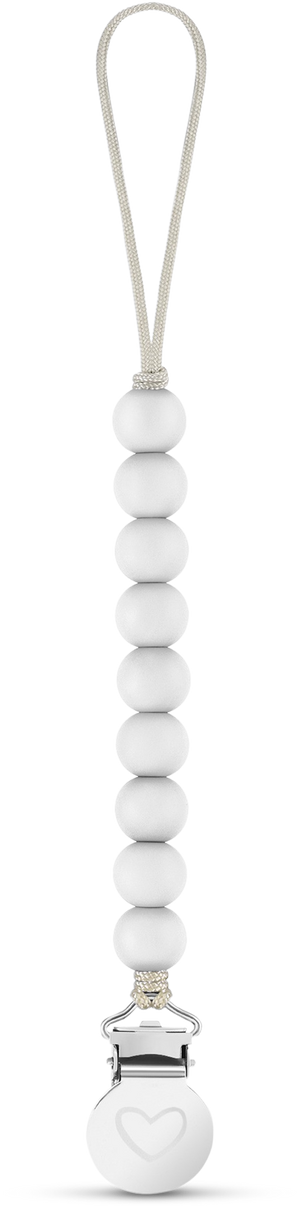 Lulababe Pacifier Clip: Sky Blue