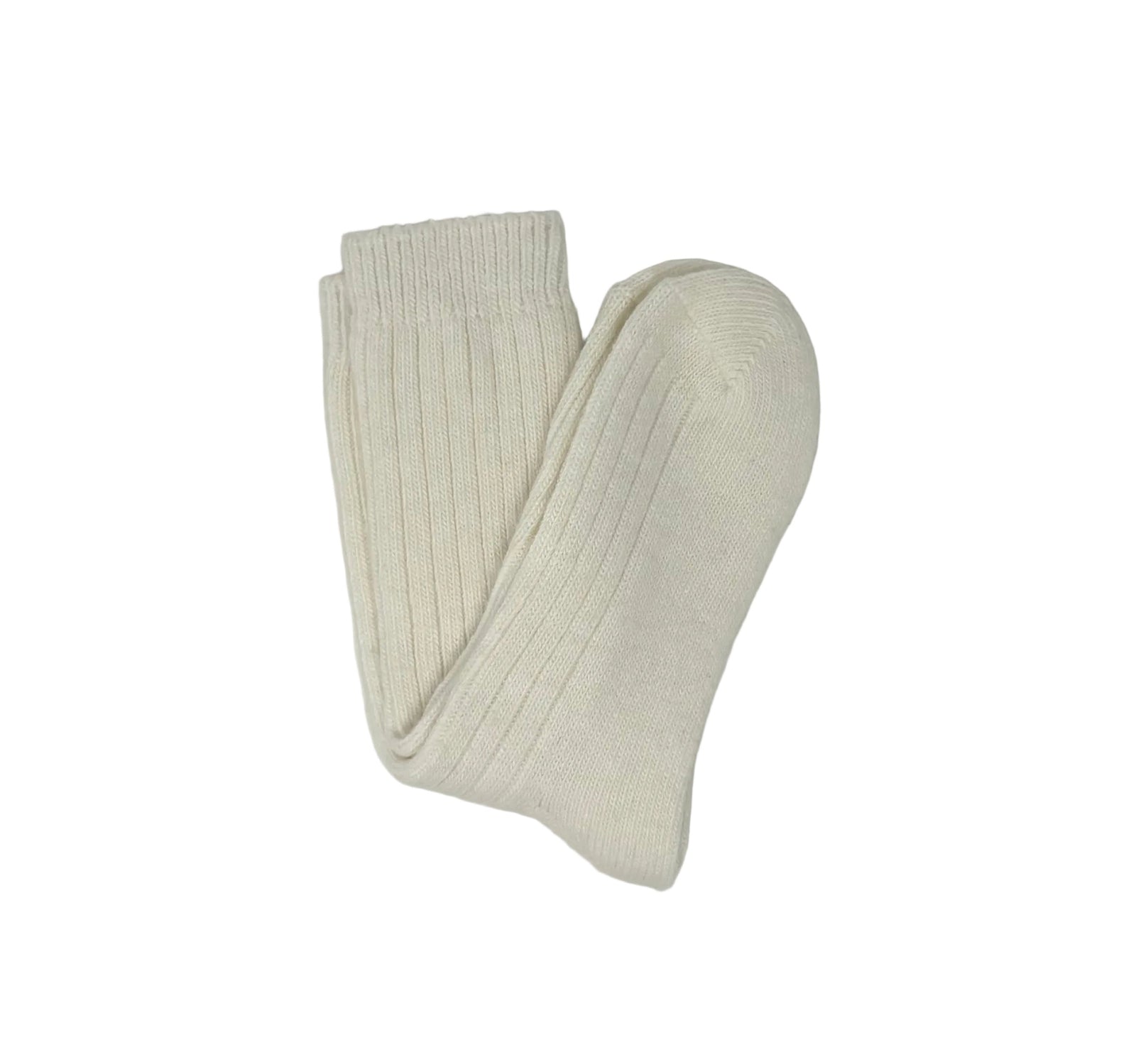 Ivory Cashmere Socks