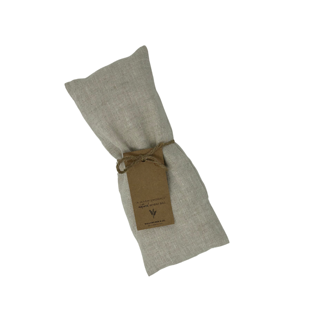 A Warm Embrace Wheat Bag  - Linen Double Layer Cream