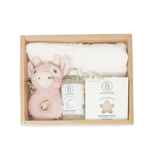 Baby Girl Bath & Snuggle Gift Box