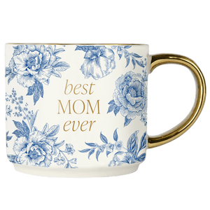 Best Mom Blue Delft Coffee Mug
