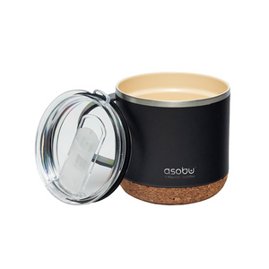 Black-Coffee-Mug-Stainless-Steel-Cork-Bottom-Asobu-Willows-Box