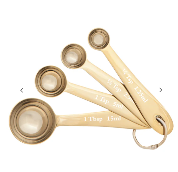 Gold_Measuring_Spoons_Set_of_4_Danica_Willows_Box_Canadian_Gifting_Studio