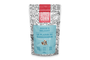 Klondike Kettle Corn packaging with a white background