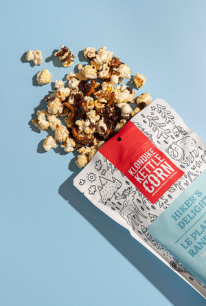 Hiker's Delight Chocolate Drizzled Popcorn 🍁