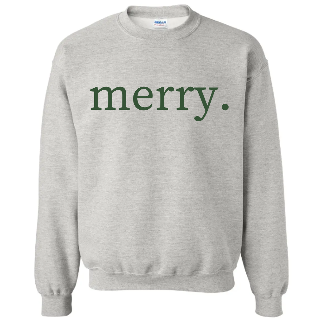 Holiday Sweatshirt - Grey