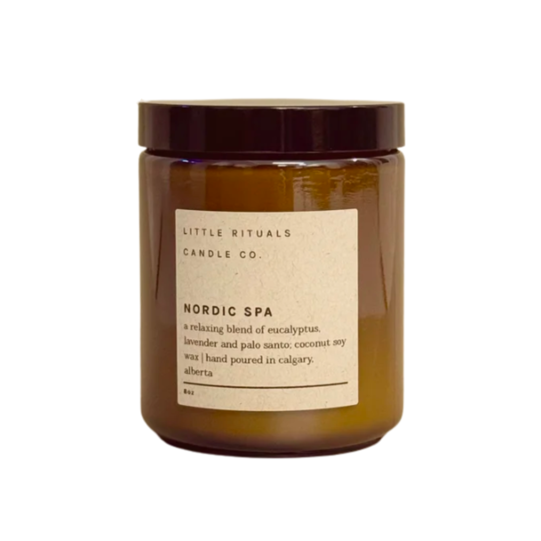 Amber 8oz Jar Candle