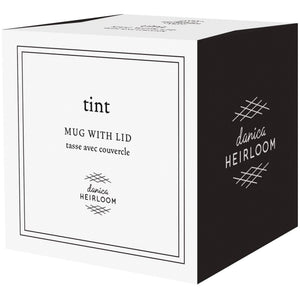 Box packaging for 'tint' mug with lid by danies HEIRLOOM