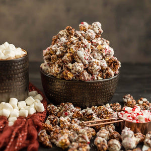 Peppermint Hot Chocolate Popcorn