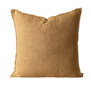 Lina Linen Pillow Tawny 24x24