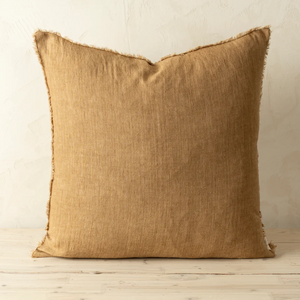 Lina Linen Pillow Tawny 24x24