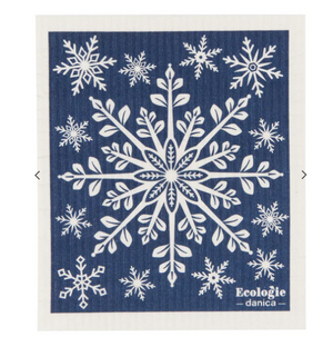 Snowflake Ornament Swedish Dish Cloth