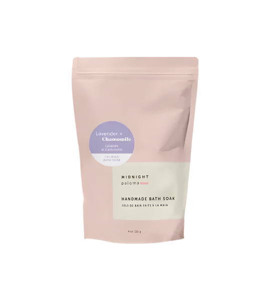 Lavender + Chamomile Calming Bath Soak 4oz 🍁