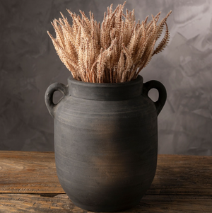 Provenance Burnt Terracotta Vase S